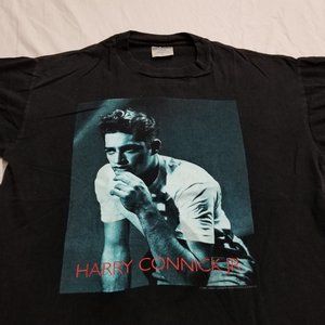 Vintage 1992 Harry Connick Jr Blue Light Red Light Tour T Shirt Concert Black